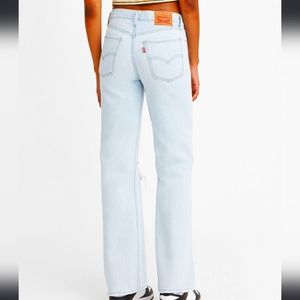 LEVI'S LOW PRO STRAIGHT light wash jeans NWOT